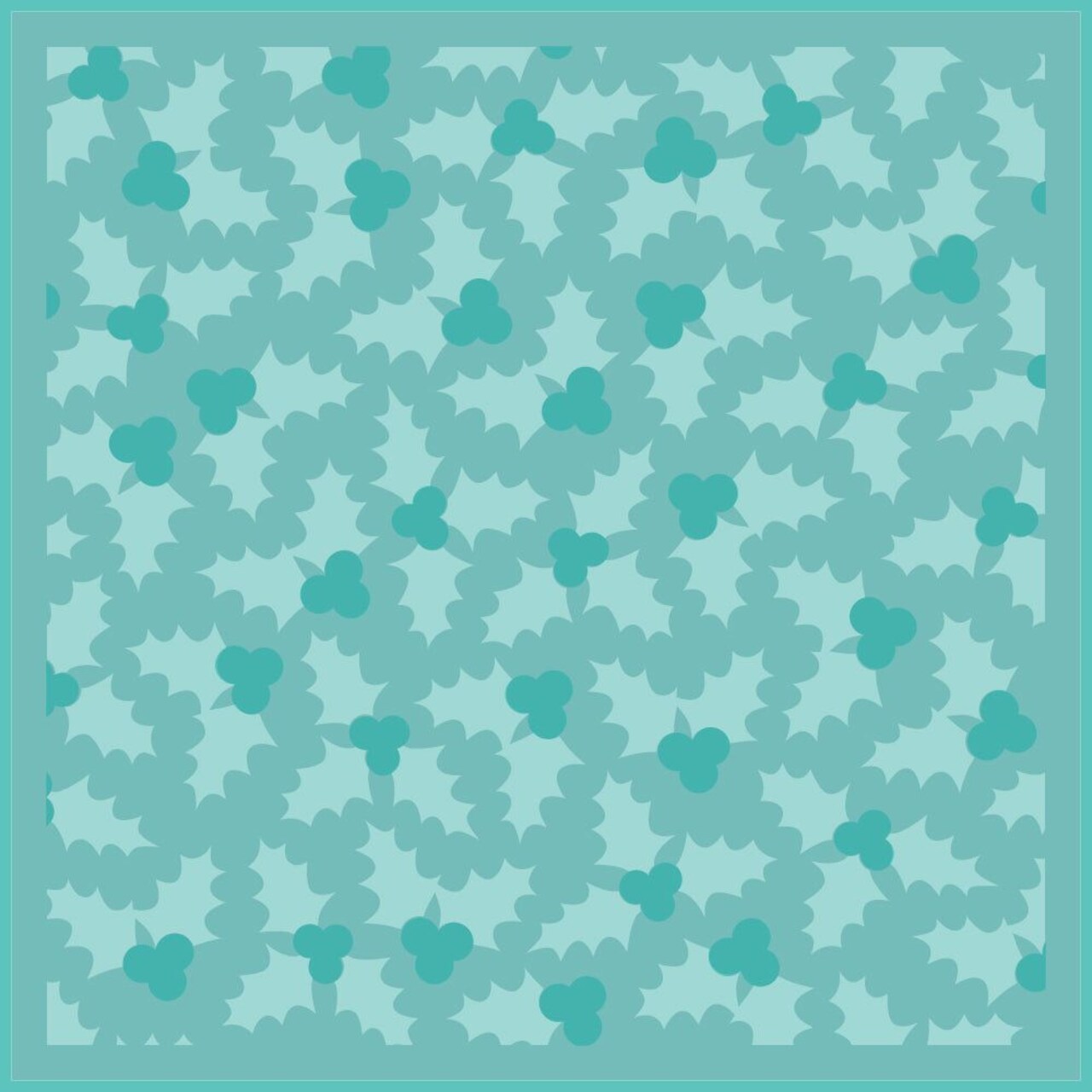 Holly and Berries - Set of 2 - 6"x6" Layering Stencils - Retiring